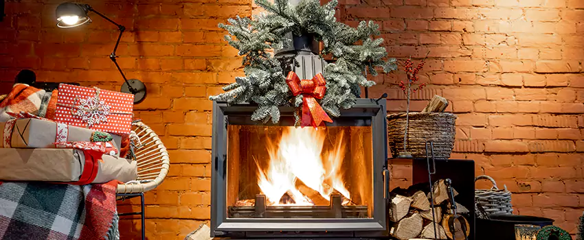 Travis Industries Linear Gas Fireplace Installation in Shafter, California