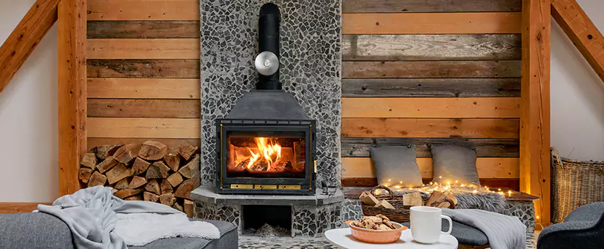 Thelin Hearth Products Direct Vent Gas Stove Fireplace Inspection in Shafter, California