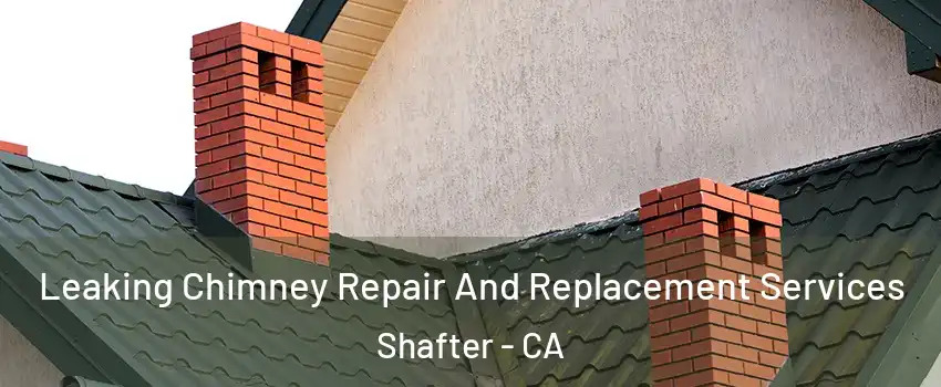  Leaking Chimney Repair And Replacement Services Shafter - CA